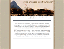 Tablet Screenshot of engaged-zen.org